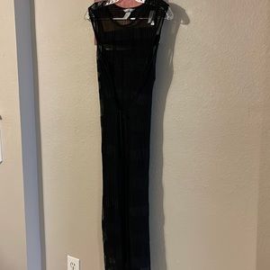 Long black dress
